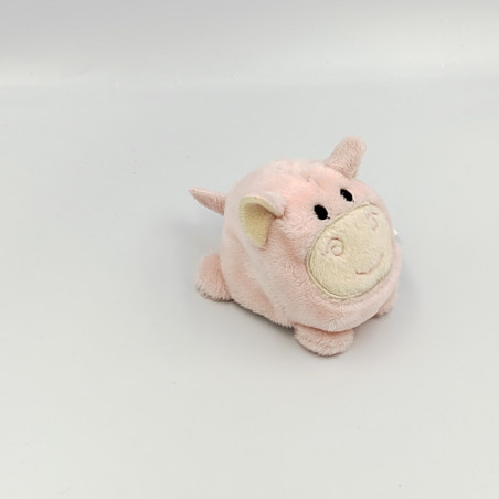 Mini doudou boule cochon rose MINIFEET