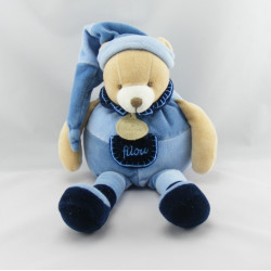 Doudou et Compagnie ours Filou bleu 