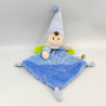 Doudou plat lutin fée bleu vert ailes NICOTOY