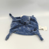 Doudou plat ours bleu marine BRIOCHE LA HALLE