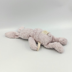 Doudou lapin mauve Basile et Lola MOULIN ROTY