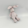 Doudou lapin mauve Basile et Lola MOULIN ROTY