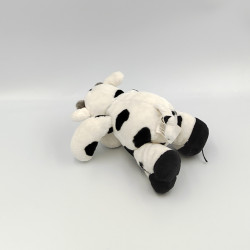 Mini doudou Vache blanche taches noir Nicotoy