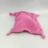 Doudou plat ours chat rose des tous petits bisous MOTS D'ENFANTS