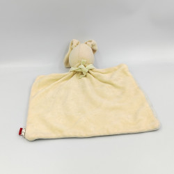 Doudou plat chien lapin bleu ciel escargot TEX