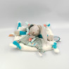 Doudou et compagnie plat lapin blanc bleu rayé Puzzle HAPPY