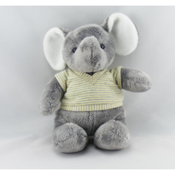 Doudou éléphant bleu NICOTOY