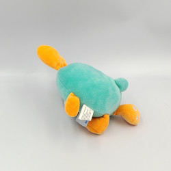 Doudou sonore lapin bleu orange GIPSY