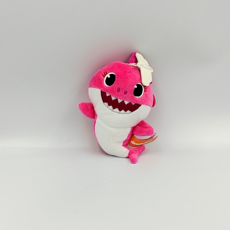 Peluche porte clef requin rose Baby Shark NICKELODEON