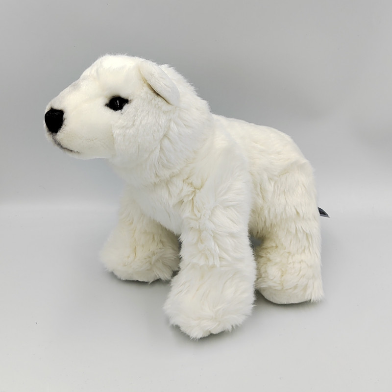 Peluche ours polaire blanc ZOO MULHOUSE Peluche ours polaire blanc ZOO MULHOUSE