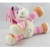 Doudou licorne rose BENGY NEUF