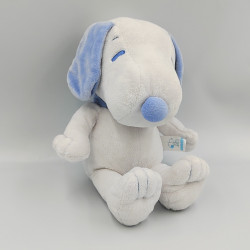 DOUDOU CHIEN BLANC BLEU SNOOPY GIPSY