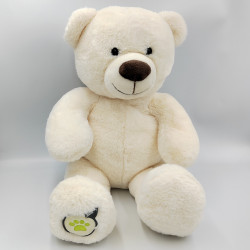 Peluche ours blanc LES Z'AMIS NATURE GIPSY