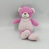 Doudou ours rose MES PETITS CAILLOUX CMP