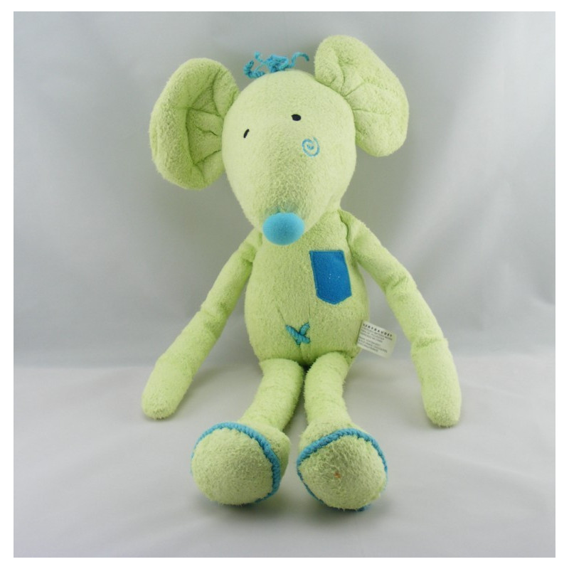 Doudou chat mauve violet VERTBAUDET