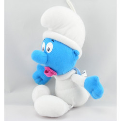 Peluche bébé Schtroumpf année 1983 PEYO 