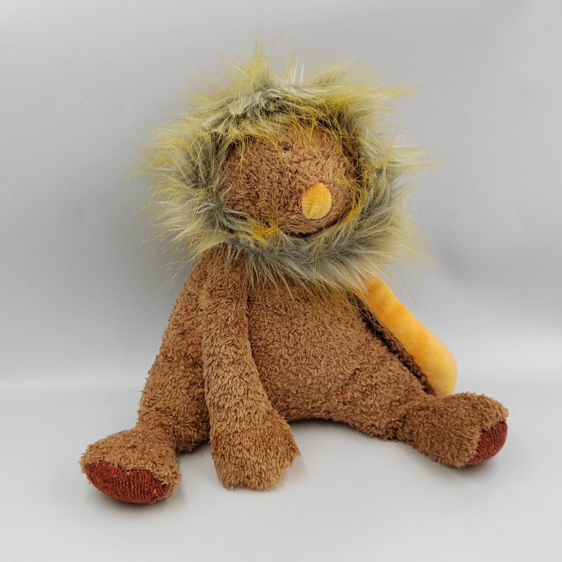 Doudou peluche Roudoudou le lion BAZAR MOULIN ROTY