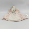 Doudou plat licorne rose blanc étoiles SIMBA TOYS NICOTOY