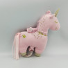 Doudou musical licorne rose MOTS D'ENFANTS