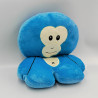 Coussin doudou singe bleu ZEEMAN