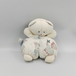 Doudou ours blanc Petit mousse Petit Caïd HISTOIRE D'OURS