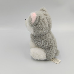 Peluche chien Husky gris blanc 3PAGEN