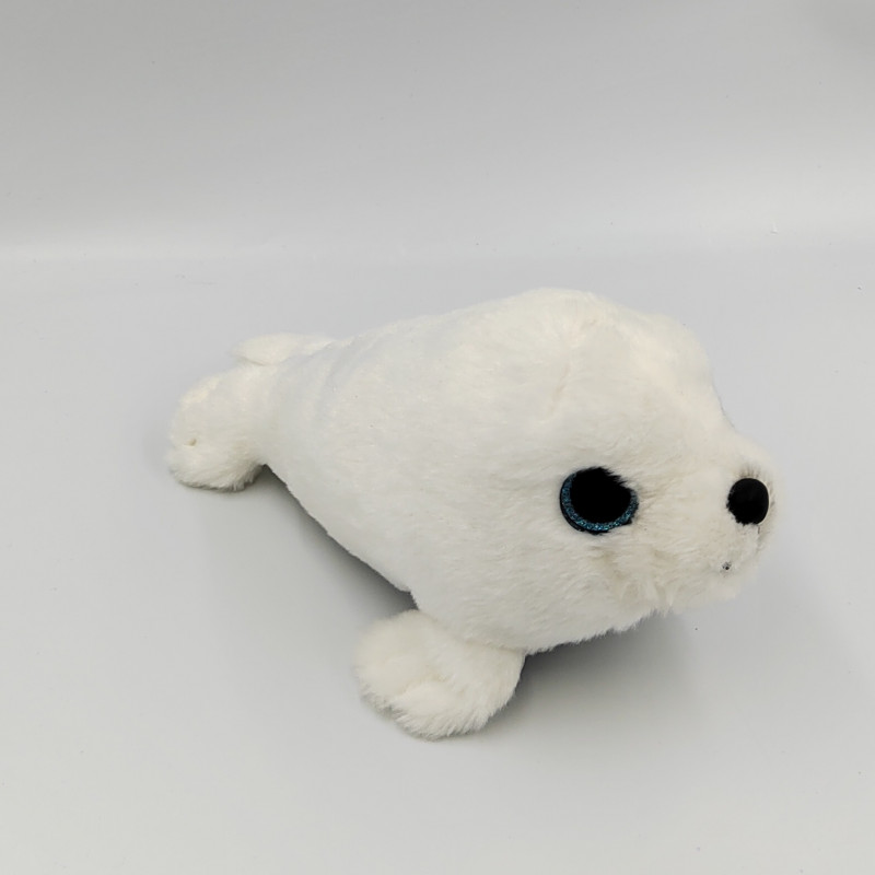 Peluche phoque blanc gris SPARKLE TALES AURORA