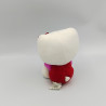 Doudou chat blanc rouge pot de fleurs HELLO KITTY