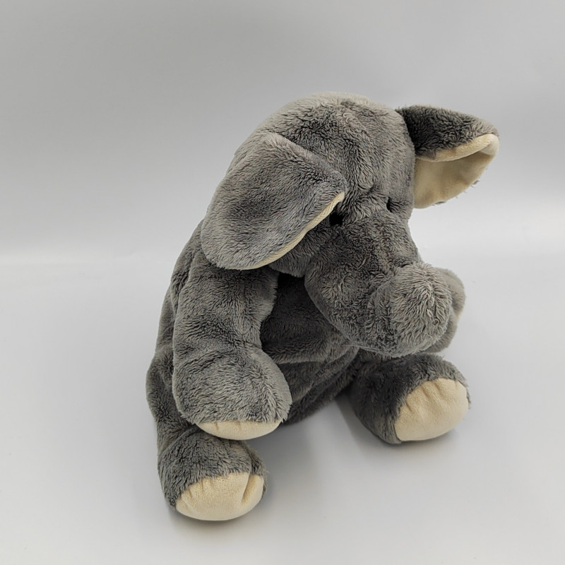 Doudou éléphant gris écru NICOTOY