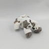 Mini doudou Vache blanche taches grises Nicotoy