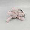 Mini doudou vache rose poudre d'étoiles NOUKIE'S