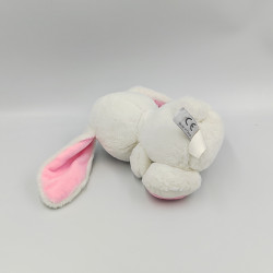 Doudou lapin blanc rose GIPSY