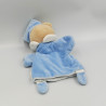 Doudou marionnette ours bleu beige MES PETITS CAILLOUX CMP