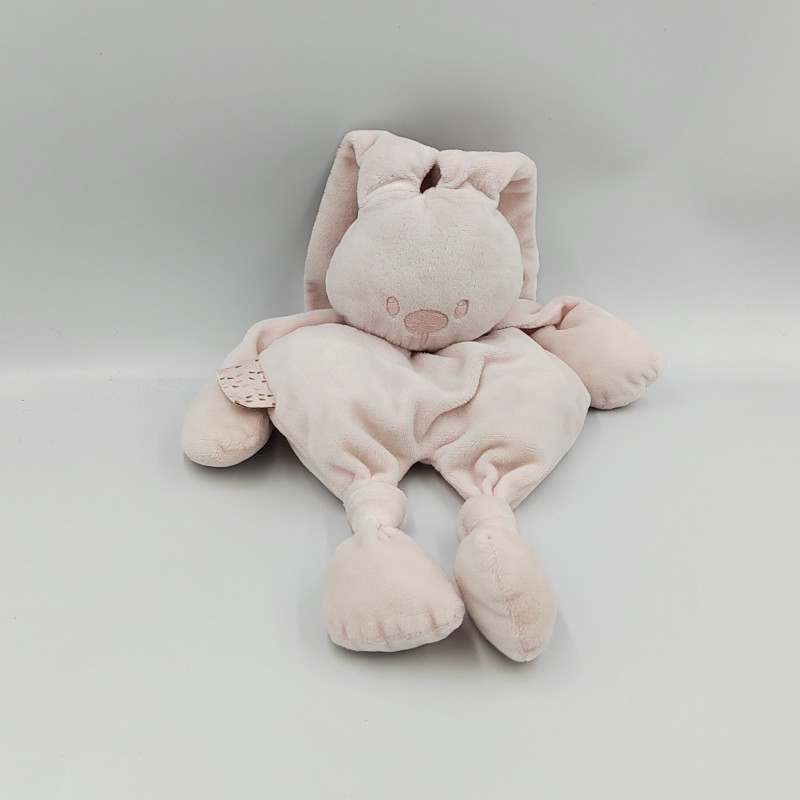 Doudou lapin rose clair Lapidou NATTOU
