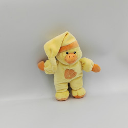 Doudou sonore poussin canard jaune orange GIPSY