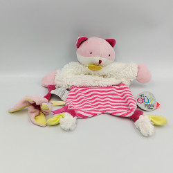 Doudou et compagnie plat chat blanc rose jaune moulin à vent Tatoo