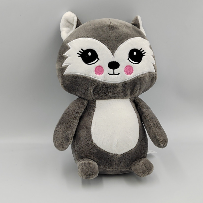 Doudou chat raton laveur gris ZEEMAN