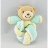 Mini Doudou ours bleu vichy KALOO