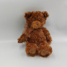 Peluche ours marron noeud rouge FL CREAPRIM 