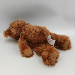 Peluche ours marron noeud rouge FL CREAPRIM