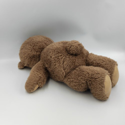 Ancienne Peluche Nombrilou ours marron beige AJENA