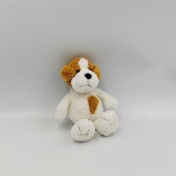 Doudou chien blanc blanc marron HISTOIRE D'OURS