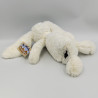 Doudou lapin blanc écharpe Peisey Peluche Montagne CMP