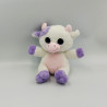 Doudou vache blanche mauve PETILLOUS COLOR GIPSY