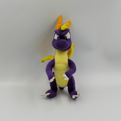 Peluche dragon mauve jaune...