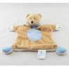 Doudou plat éléphant jaune bleu étoiles BAWI