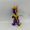 Peluche dragon mauve jaune SPYRO 2001 - 20 cm 