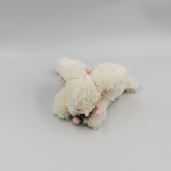 Doudou et compagnie lapin blanc rose Bonbon