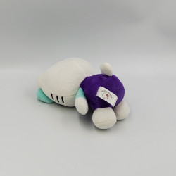 Doudou chat HELLO KITTY violet bleu coeur SANRIO LICENSE