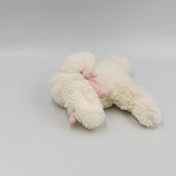 Doudou et compagnie lapin blanc rose Bonbon 16 cm